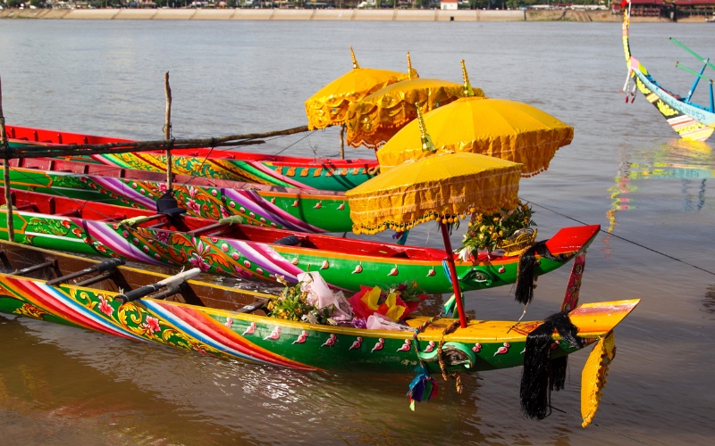 Festival de l&rsquo;eau au Cambodge