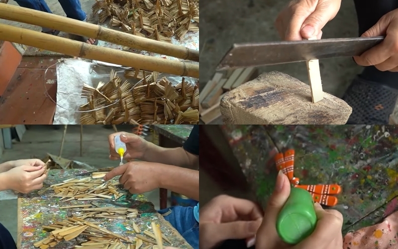 Village des libellues en bambou