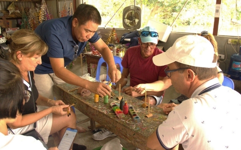 Village des libellues en bambou