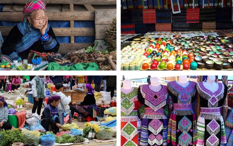 march&eacute;s traditionnels du Vietnam