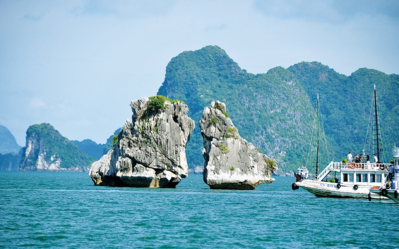 ile calcaire baie halong