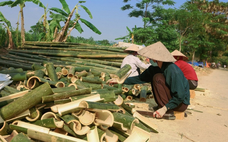 Village des &eacute;ventails de Chang Son
