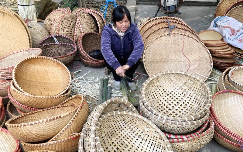 Village de bambou et d&rsquo;osier de Phu Vinh