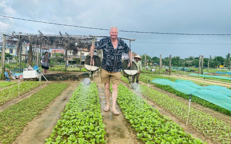 Village mara&icirc;cher de Tra Que