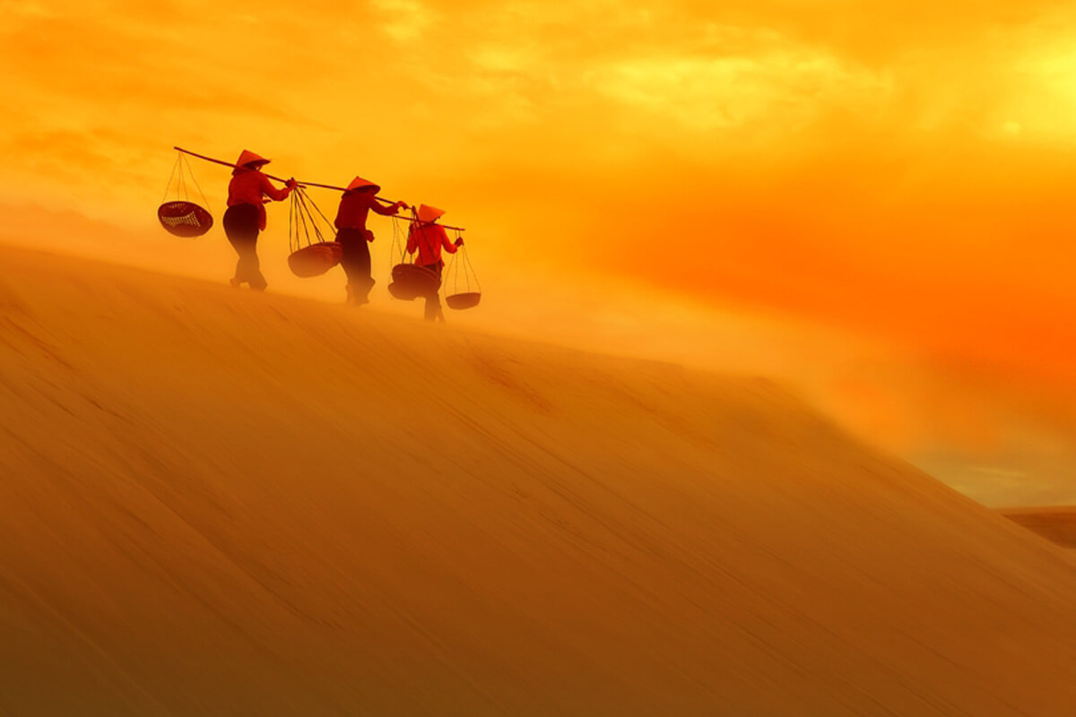 Les dunes Rouge &agrave; Mui Ne