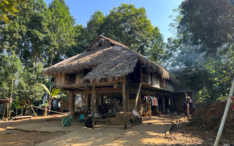 Maison sur pilotis Pu Luong