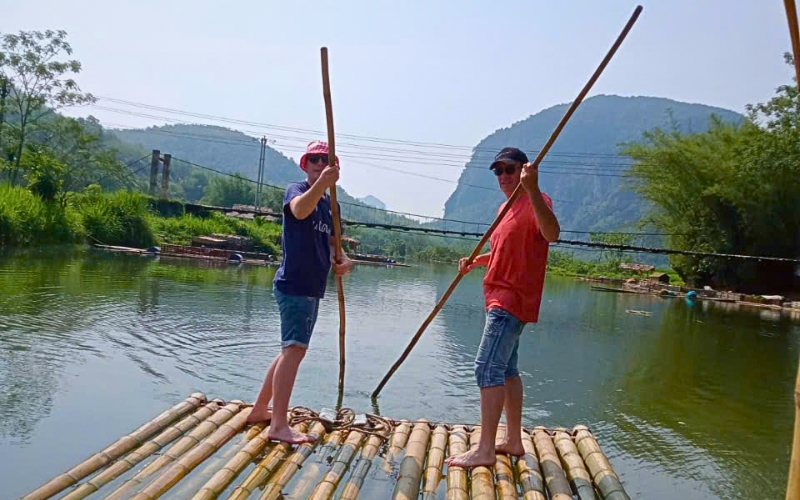 Radeau en bambou Pu Luong
