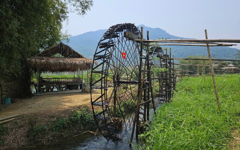 Roue à eau à Pu Luong