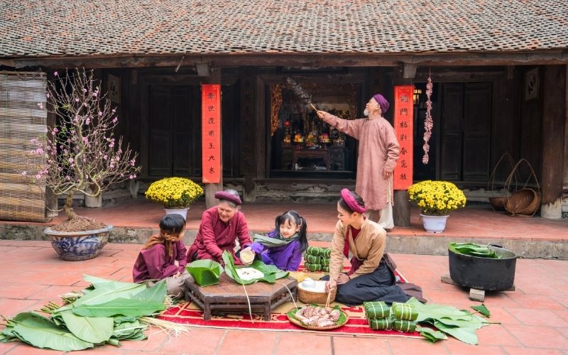 B&aacute;nh chưng T&ecirc;t vietnamien