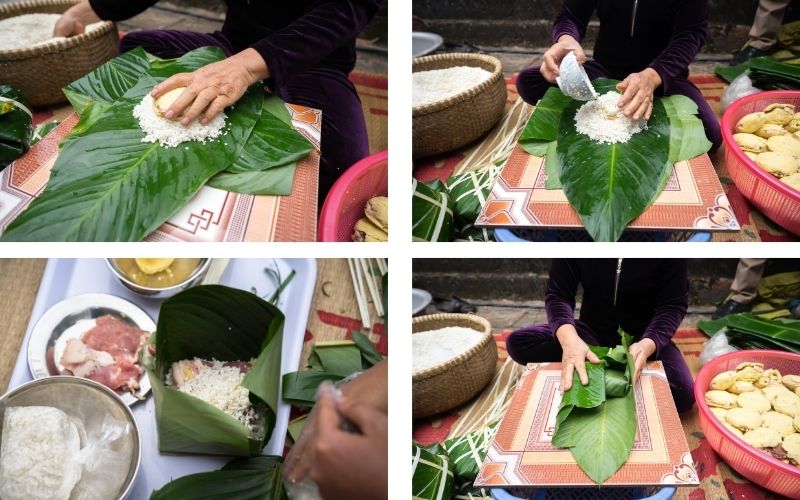 B&aacute;nh chưng T&ecirc;t vietnamien