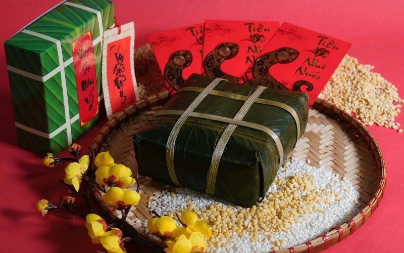 B&aacute;nh chưng T&ecirc;t vietnamien