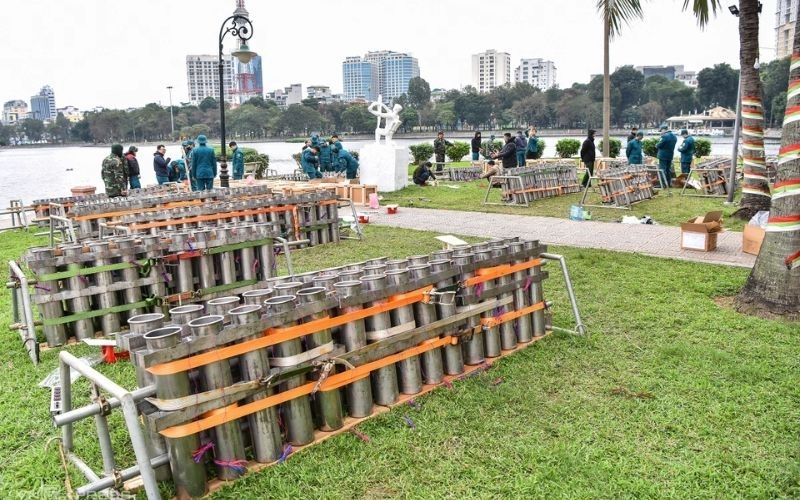 Feu d&rsquo;artifice du T&ecirc;t &agrave; Hanoi