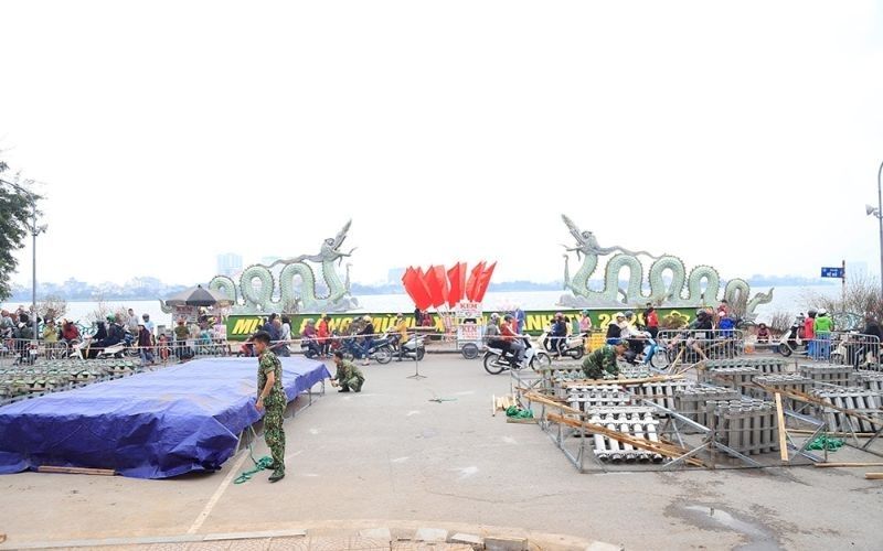 Feu d&rsquo;artifice du T&ecirc;t &agrave; Hanoi