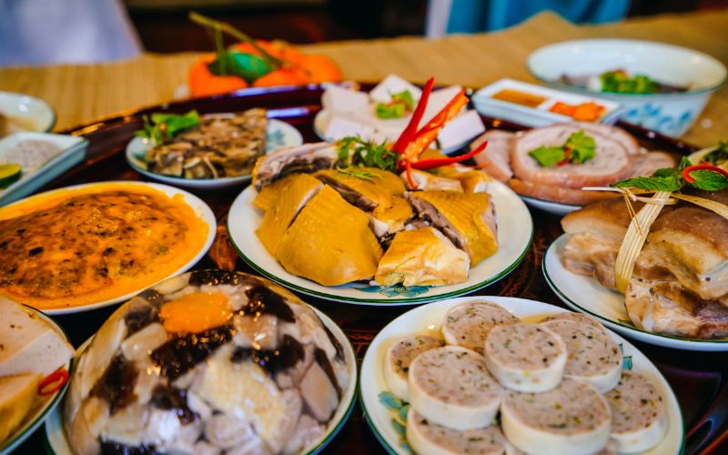 Plats vietnamiens du T&ecirc;t