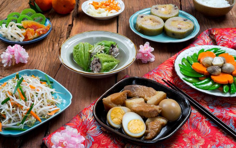 Plats vietnamiens du Têt : le repas du réveillon du Nouvel An